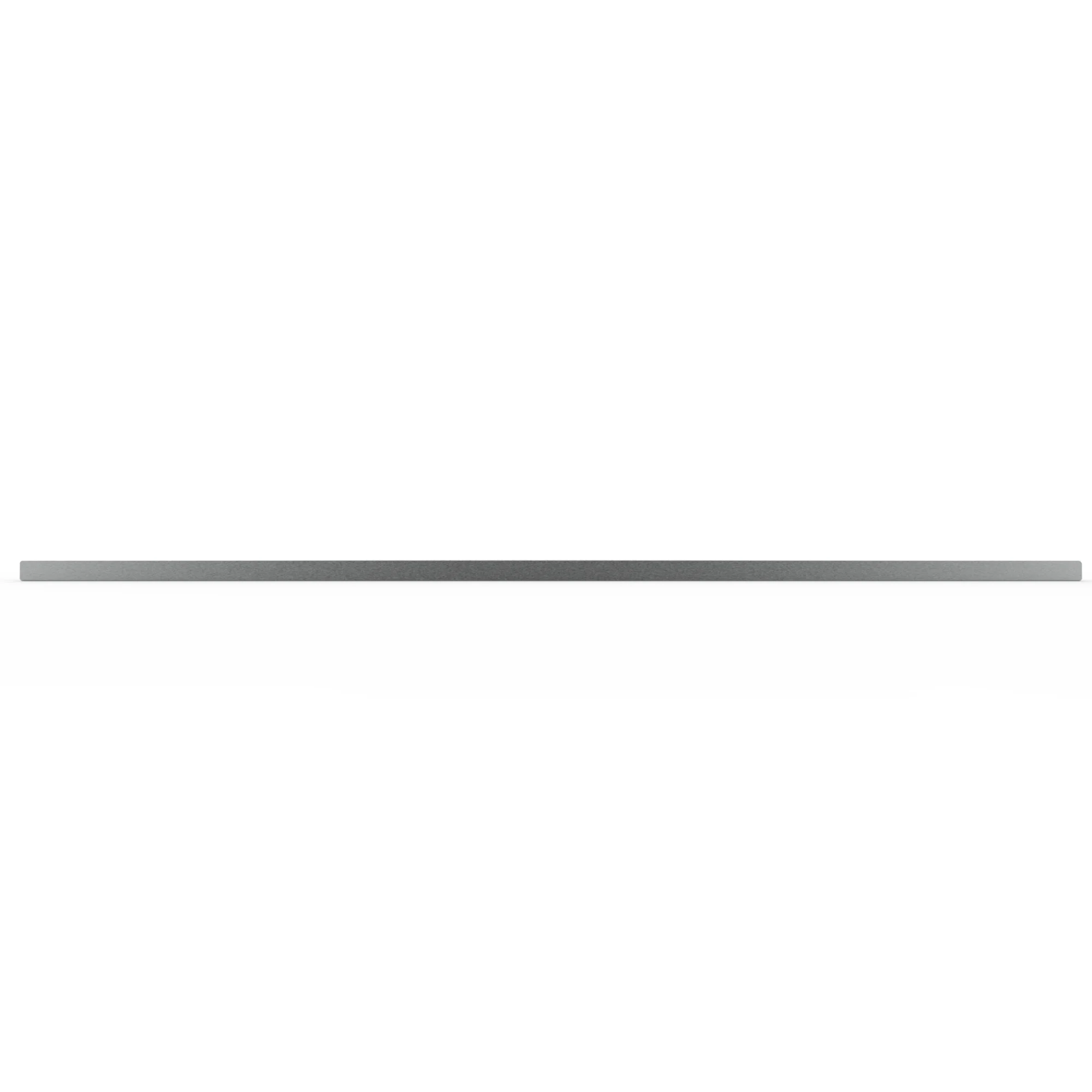 Lot de 2baguettes - Décoration Aluinox brossé à coller - 1000x20mm